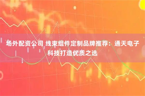 场外配资公司 线束组件定制品牌推荐:通天电子科技打造优质之选