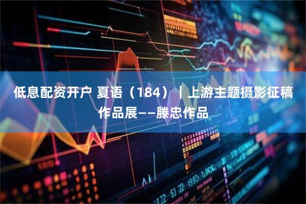 低息配资开户 夏语（184）｜上游主题摄影征稿作品展——滕忠作品